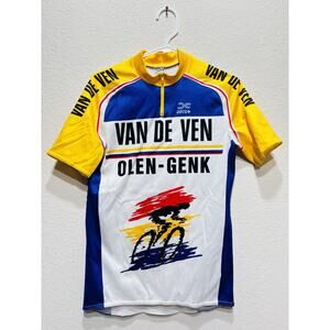 Vintage Van De Ven Cycling Jersey Small Size 3 Decca